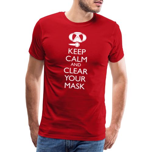 Keep Calm and clear your Mask Männer Tank Top - Männer Premium T-Shirt