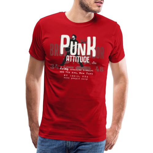 punk attitude - Maglietta Premium da uomo