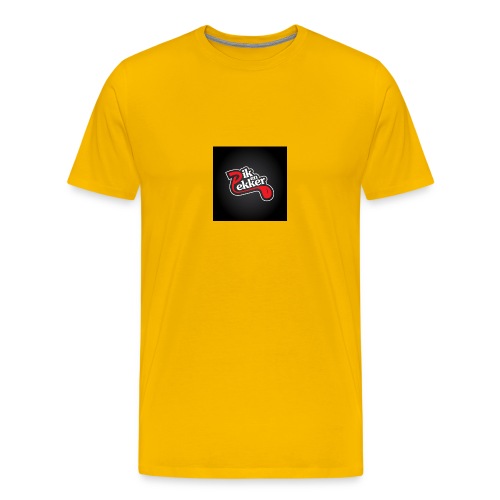 dik en lekker logo klaar red jpg - Mannen Premium T-shirt