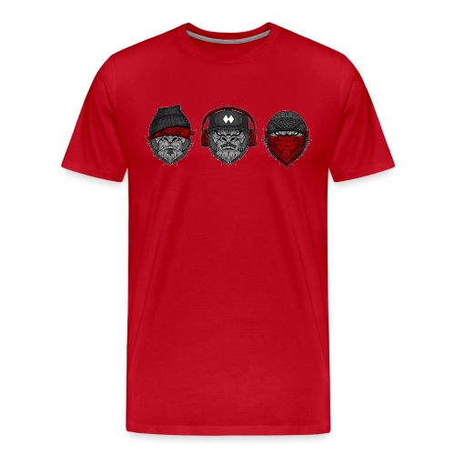 3 MONKEYS KAROS - Männer Premium T-Shirt