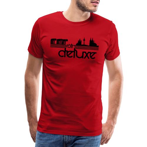 Köln Deluxe Skyline mit den Kranhäusern - Männer Premium T-Shirt