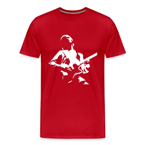 spreadshirt guitar - Camiseta premium hombre