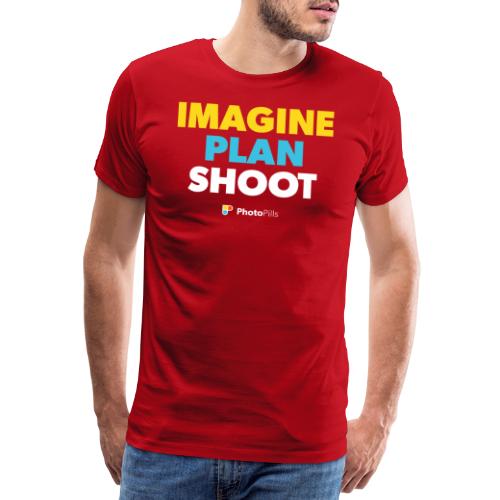 Imagine Plan. Shoot - Men's Premium T-Shirt