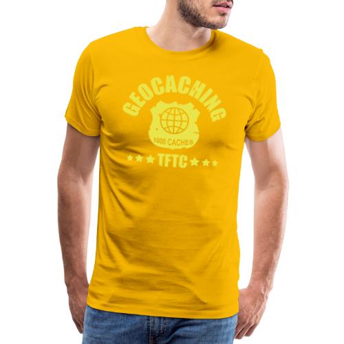 geocaching - 1000 caches - TFTC / 1 color - Männer Premium T-Shirt