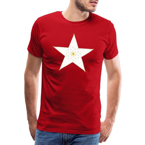 Weißer Stern - Männer Premium T-Shirt