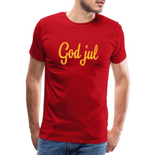 God jul - Premium-T-shirt herr