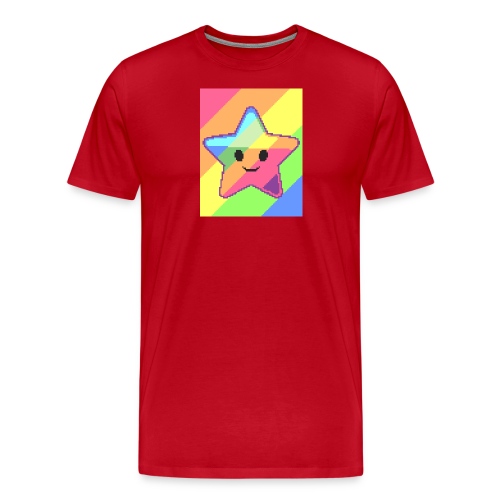 Regenbogen Stern - Männer Premium T-Shirt