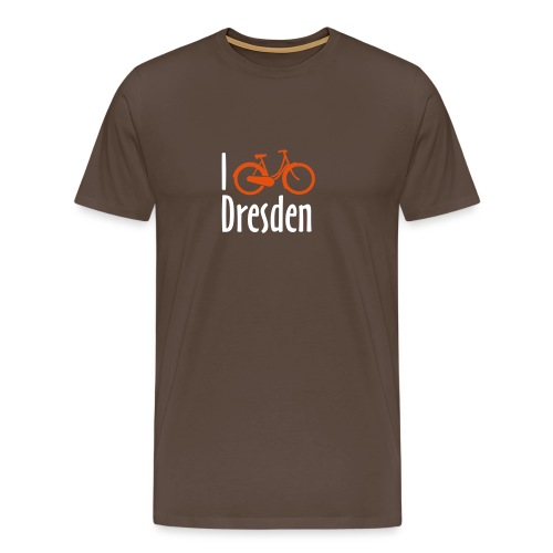 I Bike Dresden - Hollandrad - Männer Premium T-Shirt