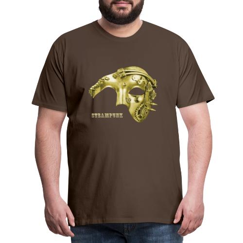 Steampunk Maske Retro - Männer Premium T-Shirt