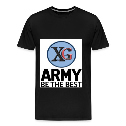 xg-logo-army - Men's Premium T-Shirt
