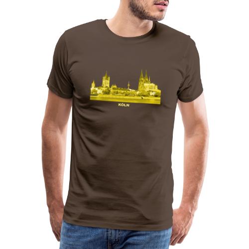 Köln Dom Rhein Nordrhein-Westfalen Deutschland - Männer Premium T-Shirt