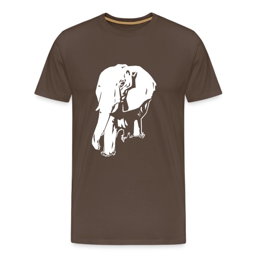elephant dark ink - Men's Premium T-Shirt