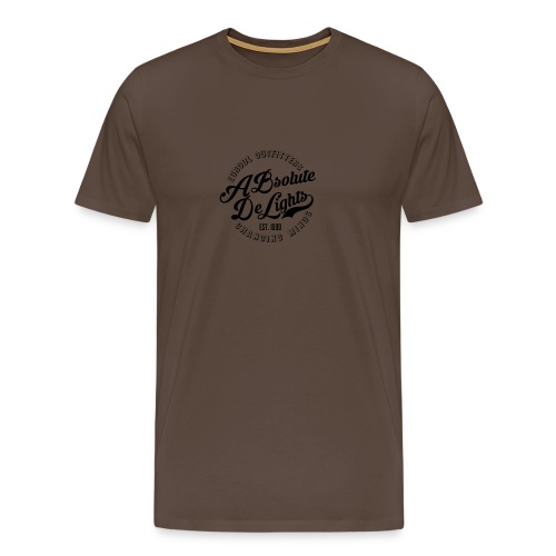 euroDL Retro T-shirt - Black - Mannen Premium T-shirt