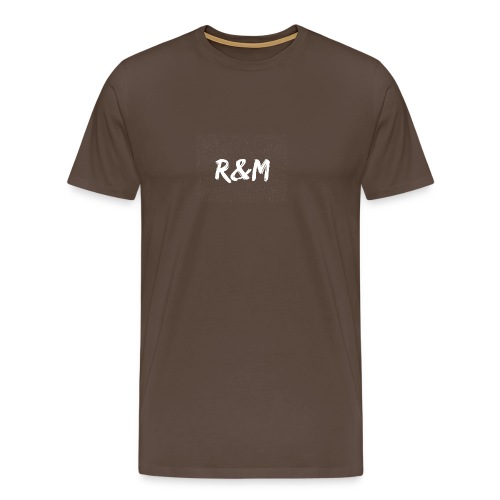 R&M Large Logo tshirt black - Men's Premium T-Shirt