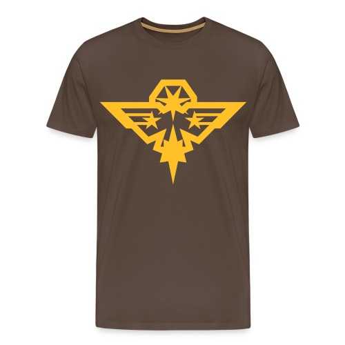 Aigle charbonneur coloré - T-shirt Premium Homme