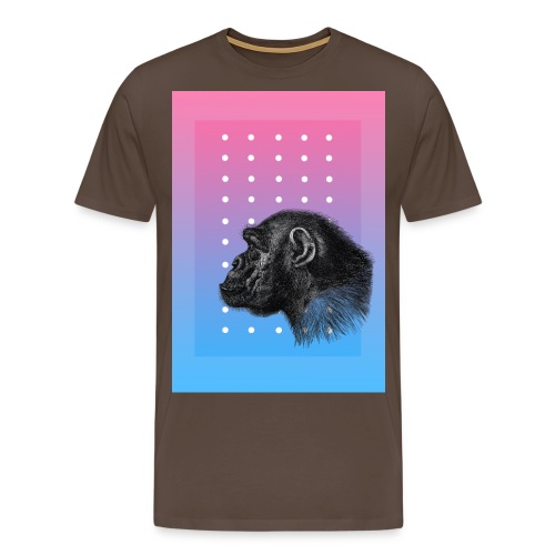Shimpanse - Männer Premium T-Shirt
