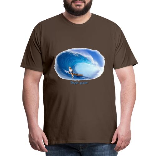 surfin genius - Premium-T-shirt herr