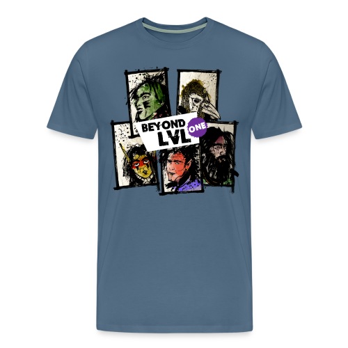 Beyond LVL One Seelenwinter Requiem: Chars & Logo - Männer Premium T-Shirt
