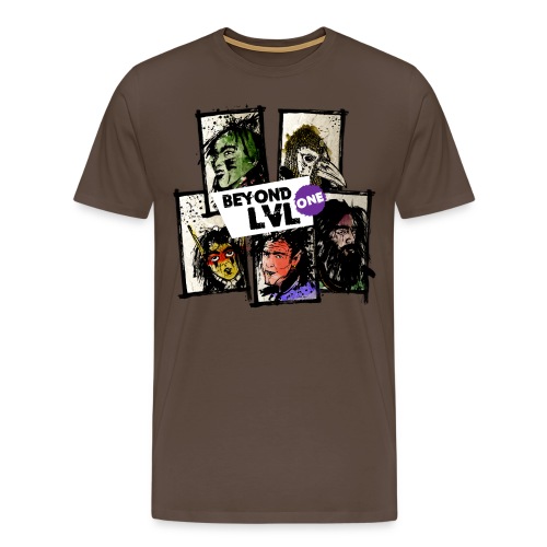 Beyond LVL One Seelenwinter Requiem: Chars & Logo - Männer Premium T-Shirt
