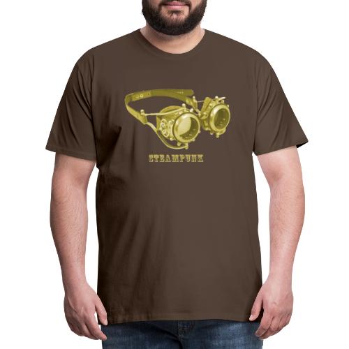 Steampunk Brille Retro - Männer Premium T-Shirt
