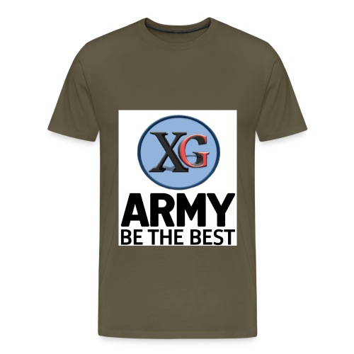 xg-logo-army - Men's Premium T-Shirt