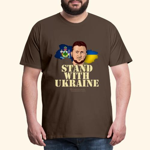 Maine Ukraine - Männer Premium T-Shirt