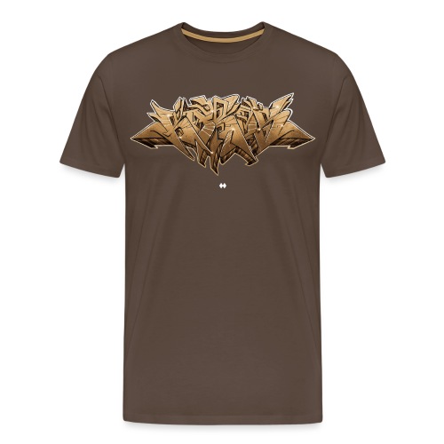 KAROS GRAFFITI SKETCH BEIGE - Männer Premium T-Shirt