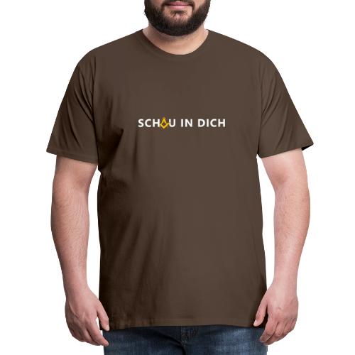 Schau in dich Freimaurer - Lehrlingsgrad - Männer Premium T-Shirt