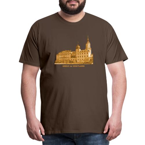 Greiz Unteres Schloss Vogtland Thüringen - Männer Premium T-Shirt