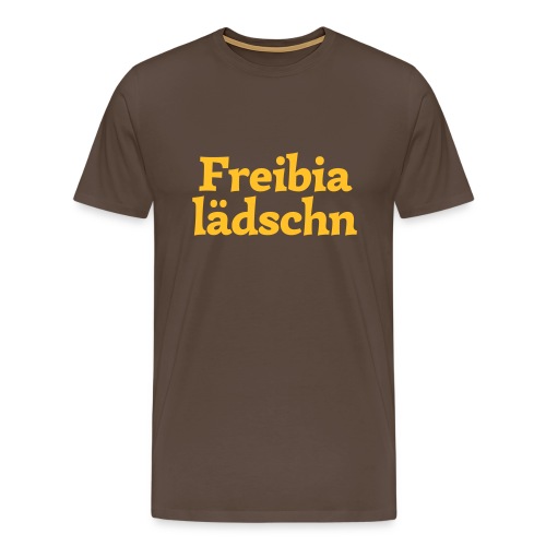 Freibialädschn (hochdeutsch: Freibiergesicht) - Männer Premium T-Shirt