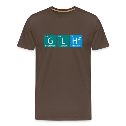 GLHF - Periodic Table version - Premium-T-shirt herr