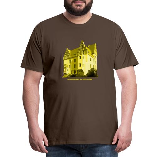 Netzschkau Schloss Vogtland Sachsen Göltzsch - Männer Premium T-Shirt
