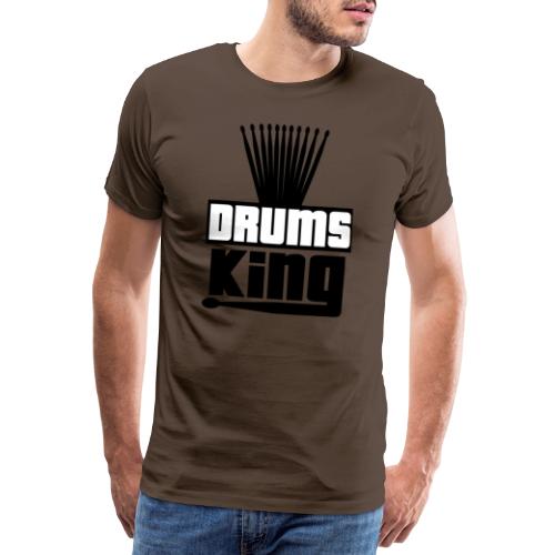 Drums king Schlagzeug König - Männer Premium T-Shirt
