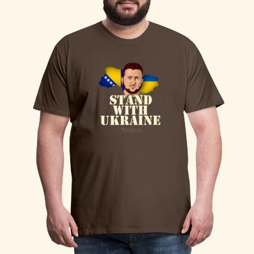 Ukraine Bosnia Herzegovina - Männer Premium T-Shirt