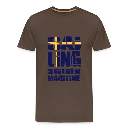 Sweden Maritime Sailing - Männer Premium T-Shirt