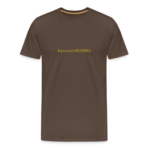 #ganzabNORMAL_Classic - Männer Premium T-Shirt