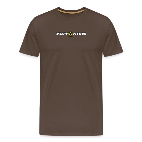 plutonium comics white2 - Premium-T-shirt herr