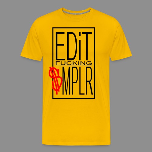 EDiT SMPLR - Herre premium T-shirt