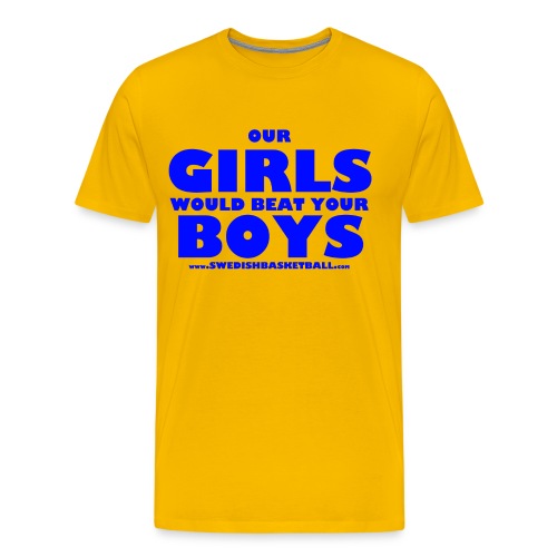 Our Girls Your Boys Blue - Premium-T-shirt herr