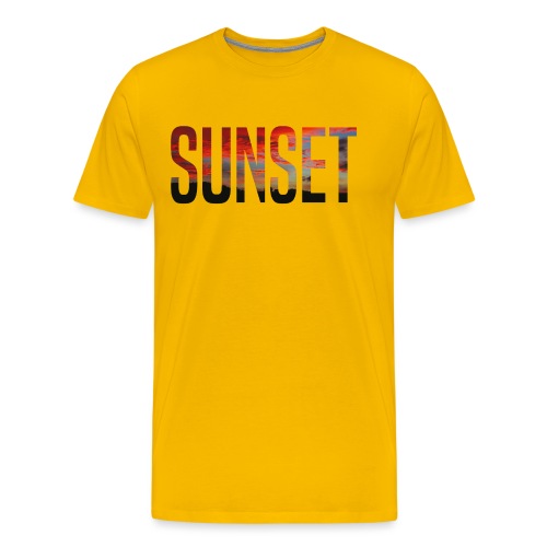 sunset - T-shirt Premium Homme
