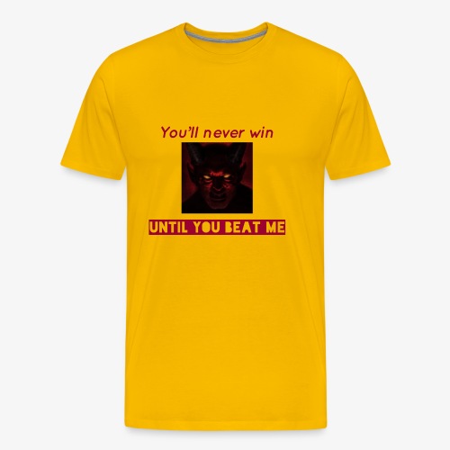 The unbeaten devil - Men's Premium T-Shirt