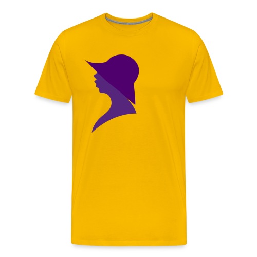 vrouw hoed - Mannen Premium T-shirt