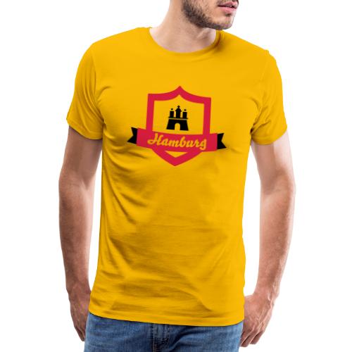 Hamburg Logo - Männer Premium T-Shirt