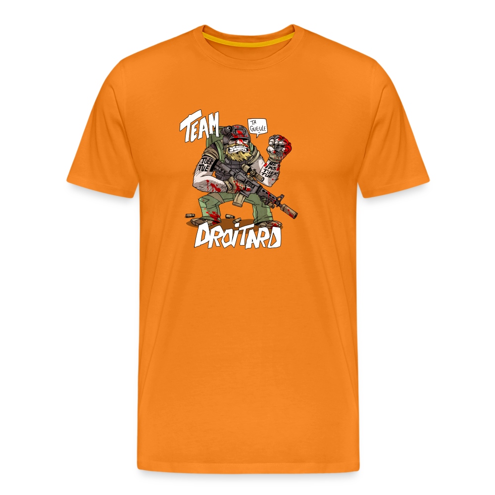 TEAM DROITARD - T-shirt Premium Homme orange