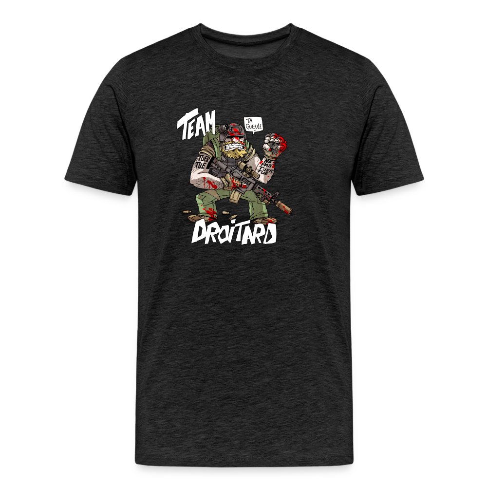 TEAM DROITARD - T-shirt Premium Homme charbon