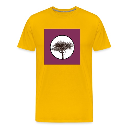 Baum in Kreis - Männer Premium T-Shirt
