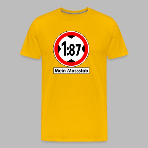 1:87 Mein Massstab - Männer Premium T-Shirt