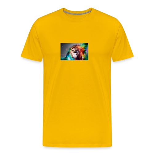 hjälte lion - Premium-T-shirt herr
