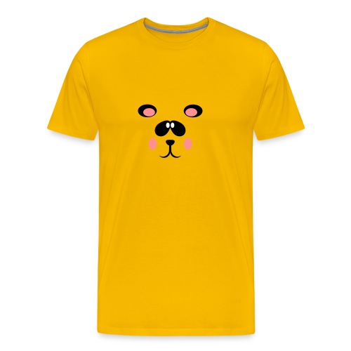 Blozende pandabeer - Mannen Premium T-shirt