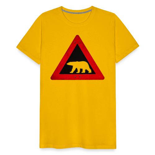 Achtung Eisbär - Männer Premium T-Shirt